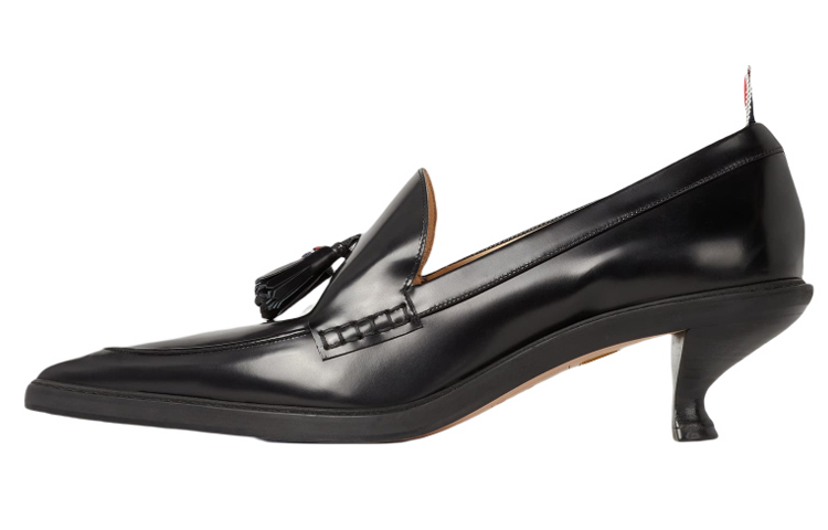 (Women) Thom Browne Calfskin Tassel High Heels 'Black' FFF104A07524001