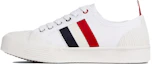 Buy (W) Thom Browne 帆布低帮鞋“三色条纹” FFD035A01588100