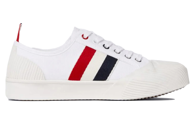 Order (W) Thom Browne 帆布低帮鞋“三色条纹” FFD035A01588100