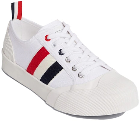 (W) Thom Browne Sepatu Rendah Kanvas 'Garis Tiga Warna' FFD035A01588100 Lookbook (W) Thom Browne Sepatu Rendah Kanvas 'Garis Tiga Warna' FFD035A01588100