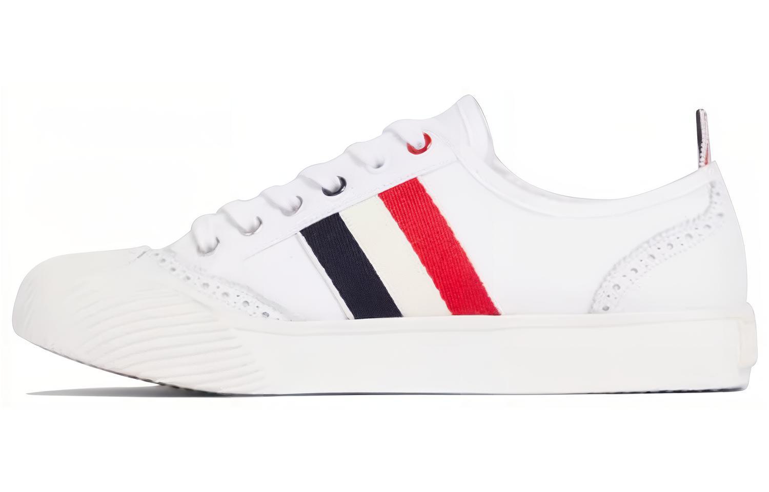 (Women) Thom Browne Canvas Low 'White' FFF056A01588100