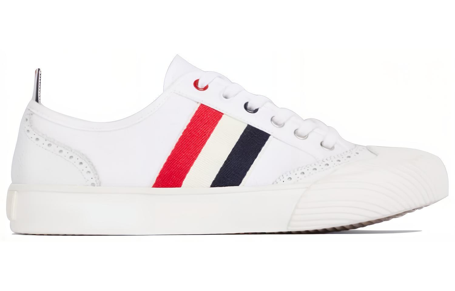 Order (W) Thom Browne Canvas Rendah 'Putih' FFF056A01588100