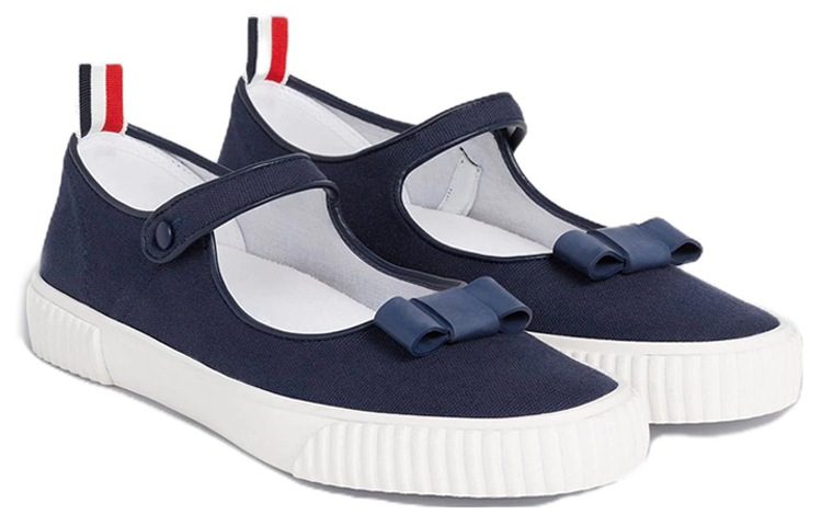 (W) Thom Browne Canvas Sneaker 'Navy Blue' 圖 2