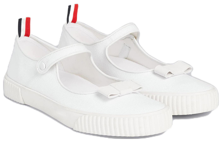 (W) Thom Browne Canvas Sneaker 'White' 圖 2