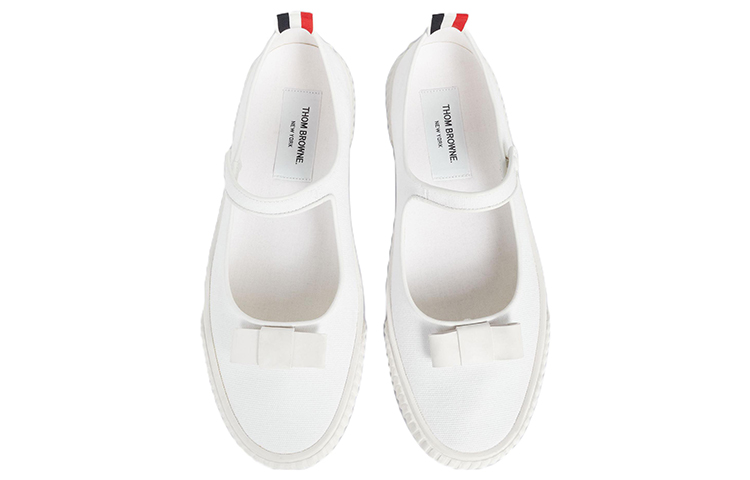 (W) Thom Browne Canvas Sneaker 'White' 圖 3