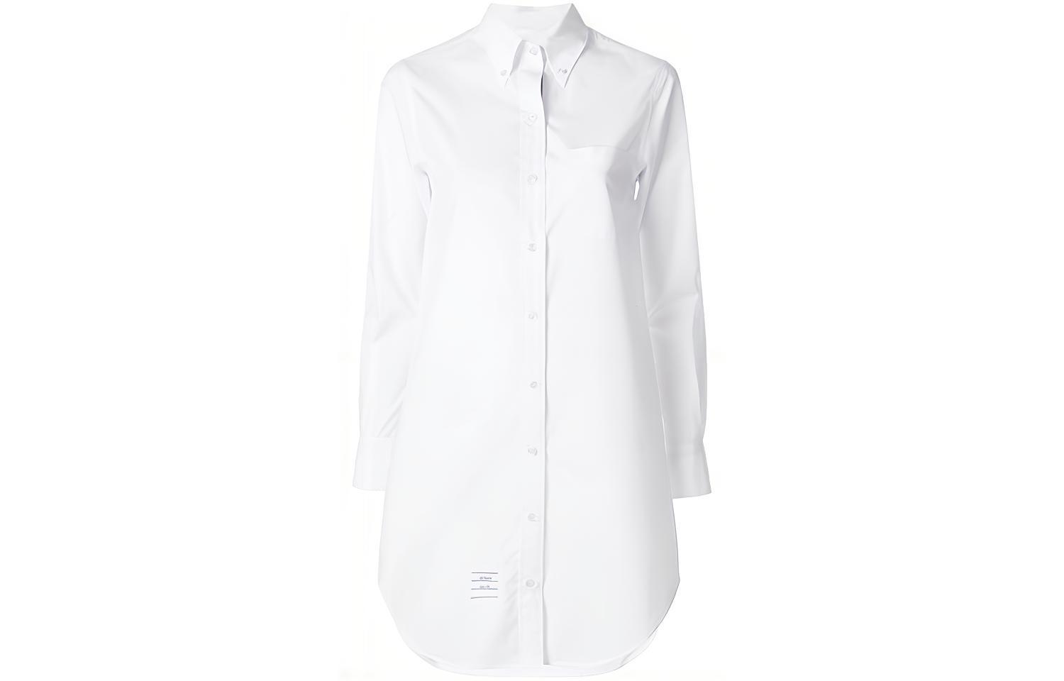 (Women) Thom Browne Casual Comfort Long Sleeve Dress FDS002E-03113-100