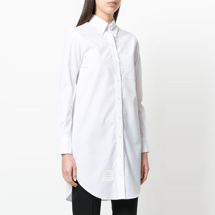 Shop (W) 톰 브라운 캐주얼 컴포트 롱슬리브 드레스 FDS002E-03113-100