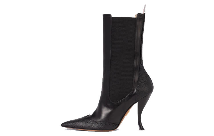 (Women) Thom Browne Chelsea Boot 'Black Calfskin' FFB115A06810001