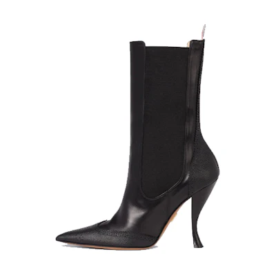 (W) Thom Browne Chelsea Boot 'Black Calfskin'