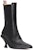 (W) Thom Browne Chelsea Boot 'Kulit Hitam Mid-Top Selesa' FFB094A00198001