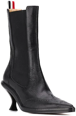 (Women) Thom Browne Chelsea Boot 'Black Leather Mid-Top Comfort' FFB094A00198001 Order (Women) Thom Browne Chelsea Boot 'Black Leather Mid-Top Comfort' FFB094A00198001