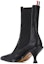 Shop (W) Thom Browne Chelsea Boot 'Kulit Hitam Mid-Top Selesa' FFB094A00198001
