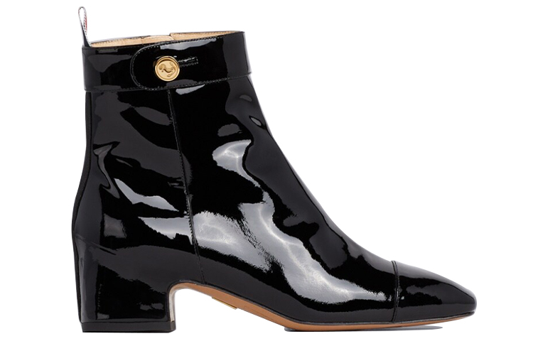 (W) Thom Browne Chelsea Boot 'Black Patent Leather' 圖 2
