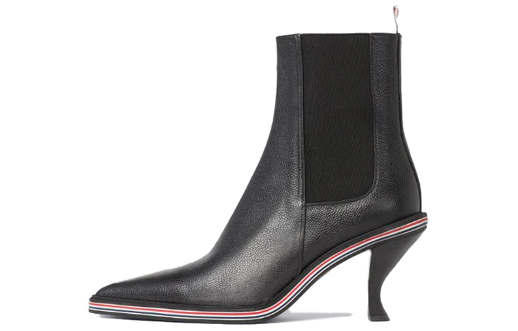 (W) Thom Browne Chelsea Boot 'Pebble Grain Leather Black'