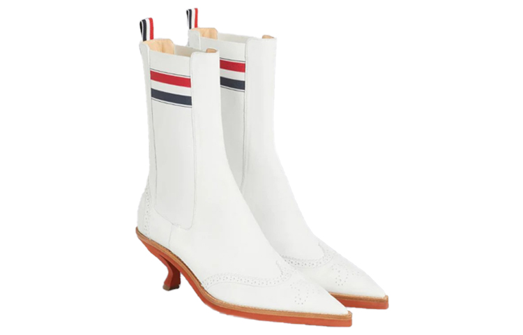 (W) Thom Browne Chelsea Boot 'White Stripe' 圖 2