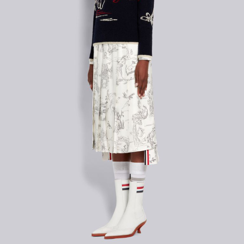 (W) Thom Browne Chelsea Boot 'White Stripe' 圖 3