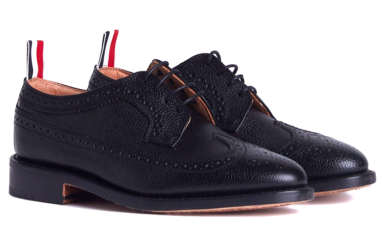 (W) Thom Browne Classic Longwing Brogue 'Black' 圖 3