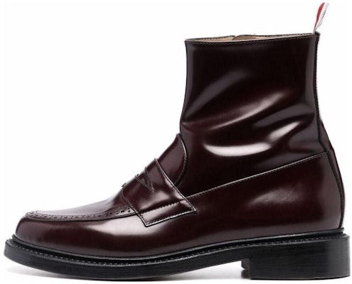 (Women) Thom Browne Classic Round-Toe Short Boot 'Brown Leather' FFB153AL0006614 Buy (Women) Thom Browne Classic Round-Toe Short Boot 'Brown Leather' FFB153AL0006614