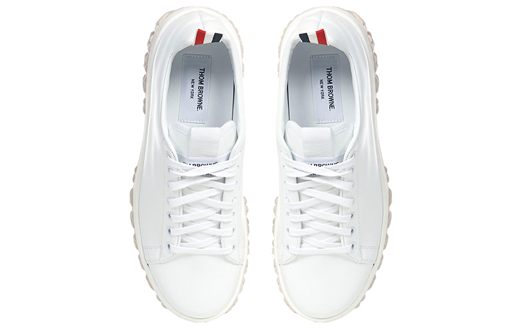 (W) Thom Browne Court 'White Calfskin' 圖 3
