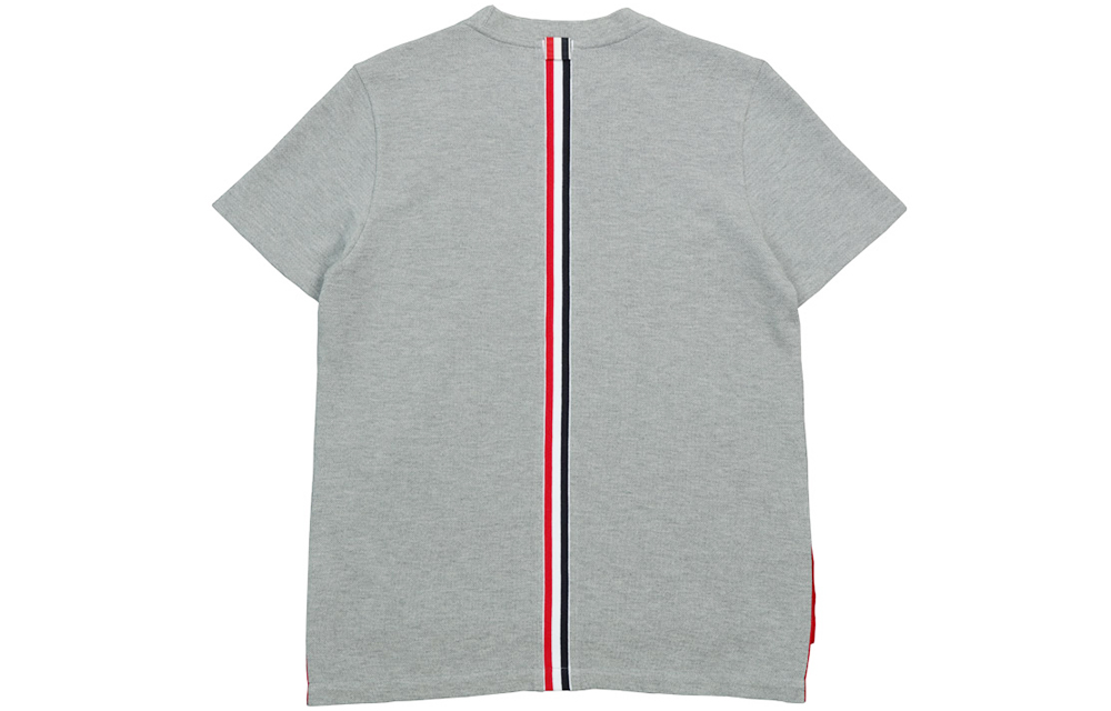 (Women) Thom Browne Crewneck T-Shirt Grey with Stripe Design FW21 Summer Tee. FJS013A-00050-055 圖 3