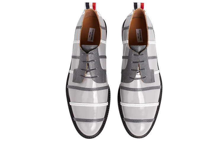 (W) Thom Browne Derby 'Grey Striped Jacquard' 圖 3