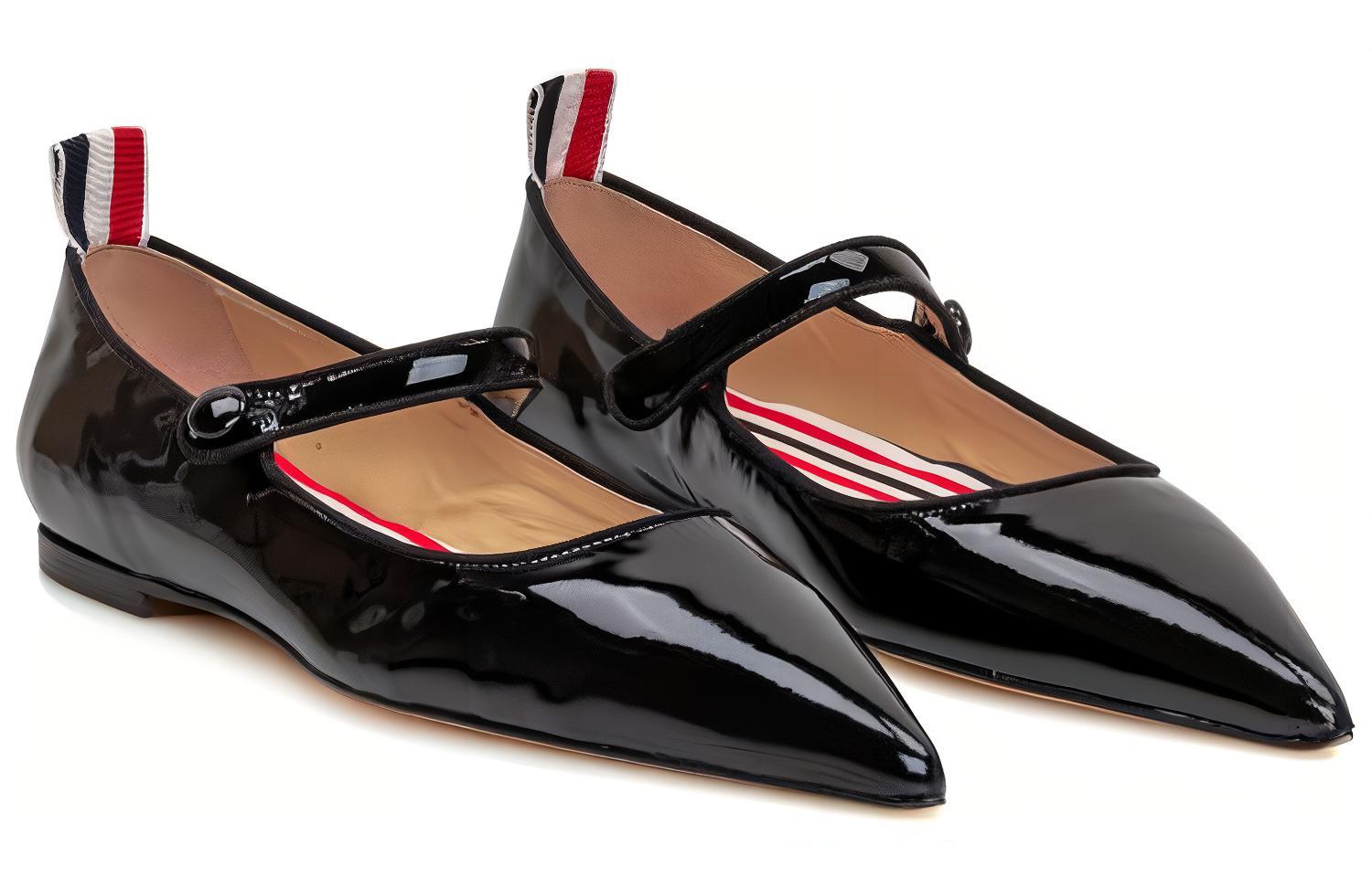 (W) Thom Browne Fashion Slip-On Sneaker 'Black Patent Leather' 圖 2