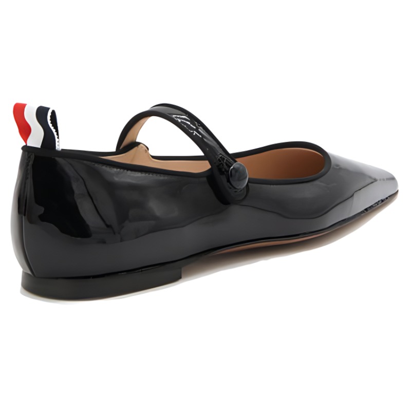 (W) Thom Browne Fashion Slip-On Sneaker 'Black Patent Leather' 圖 3