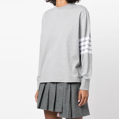 (W) トムブラウン FW21 グレー クラシック 4バー ワッフルニット ジップアップスウェットシャツ FJS066A-06221-055 Shop (W) トムブラウン FW21 グレー クラシック 4バー ワッフルニット ジップアップスウェットシャツ FJS066A-06221-055