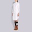Details for (W) 톰 브라운 FW21 화이트 롱슬리브 솔리드 스티치 셔츠 드레스 FDS001I-06177-100