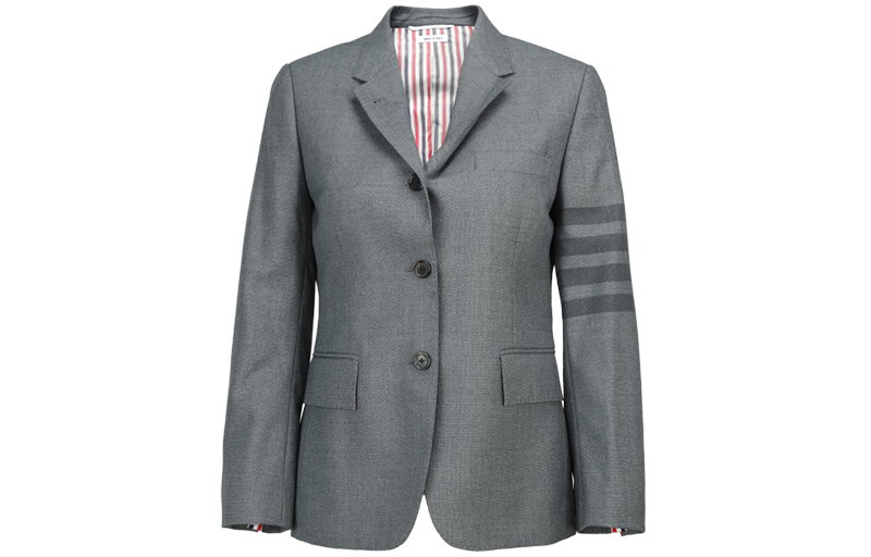 (Women) THOM BROWNE FW21 Four-Stripe Grey Solid Suit Blazer. FBC637A-04346-035 圖 2