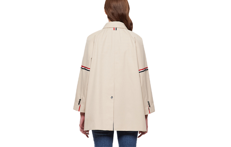(Women) Thom Browne FW21 Striped Pattern Collared Jacket Women FOC704O-06111-250 圖 2