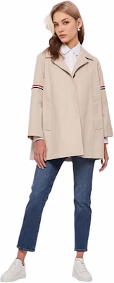 (W) Thom Browne FW21 条纹图案翻领夹克 女款 FOC704O-06111-250 Lookbook (W) Thom Browne FW21 条纹图案翻领夹克 女款 FOC704O-06111-250