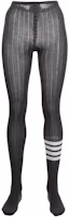 (Women) Thom Browne FW22 Striped Knit Pantyhose - Dark Gray FAS143A-Y1020-035 (Women) Thom Browne FW22 Striped Knit Pantyhose - Dark Gray FAS143A-Y1020-035