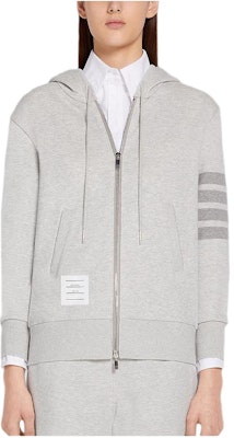 (W) 톰브라운 FW22 그레이 스트라이프 지퍼 후디 FJT174A-06910-065 Order (W) 톰브라운 FW22 그레이 스트라이프 지퍼 후디 FJT174A-06910-065