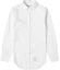 Order (W) 톰브라운 FW22 화이트 솔리드 싱글브레스티드 긴소매 셔츠 FLL019B-03634-100