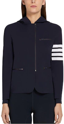 (W) Thom Browne 2022秋冬对比条纹印花拉链夹克 黑色 FJA004A-06775-461 Buy (W) Thom Browne 2022秋冬对比条纹印花拉链夹克 黑色 FJA004A-06775-461