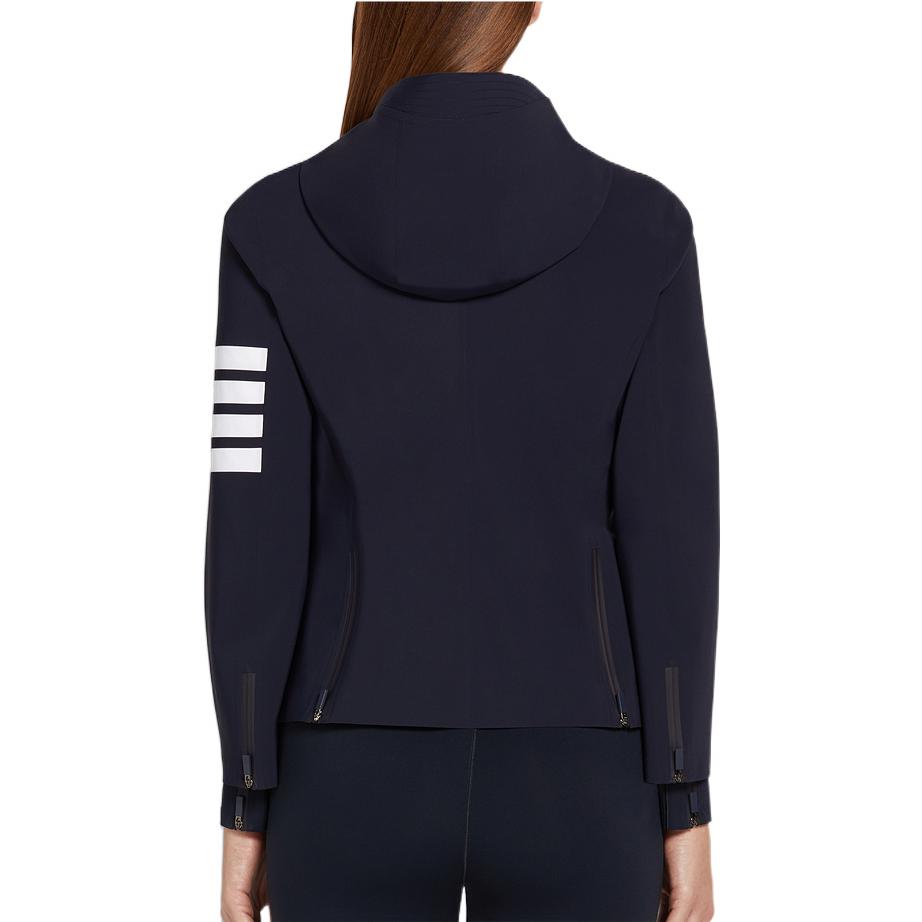 Lookbook (W) Thom Browne 2022秋冬对比条纹印花拉链夹克 黑色 FJA004A-06775-461