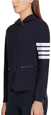 (W) Thom Browne 2022秋冬对比条纹印花拉链夹克 黑色 FJA004A-06775-461 Purchase (W) Thom Browne 2022秋冬对比条纹印花拉链夹克 黑色 FJA004A-06775-461