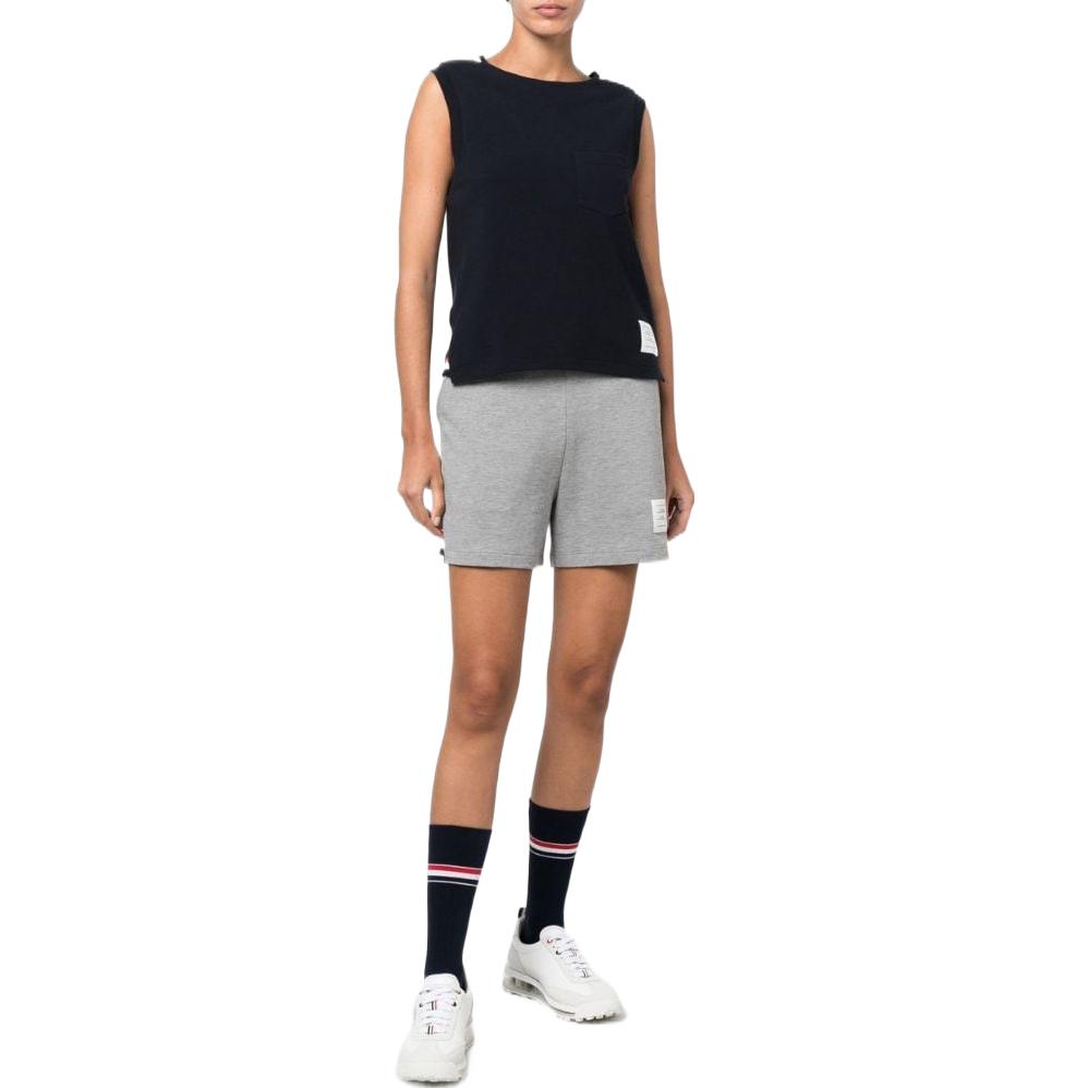 Lookbook (W) 汤姆布朗 FW22 高腰系带直筒短裤 灰色 女装 FJQ088A-00050-055