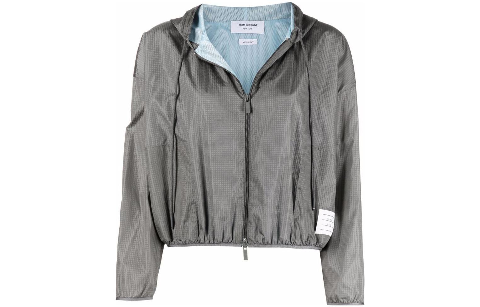 Order (W) Sudadera Chaqueta Gris Thom Browne FW22 Oversize con Cierre. FJT242A-F0138-035