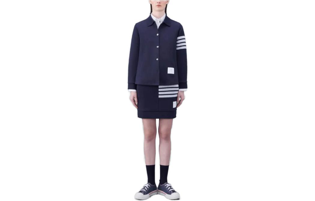 Order (W) Thom Browne FW23 Pre-Fall Blazer Single-Breasted Bergaris. FJT274A-07545-415