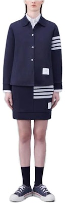 (W) Thom Browne FW23 Pre-Fall Blazer Single-Breasted Bergaris. FJT274A-07545-415 Order (W) Thom Browne FW23 Pre-Fall Blazer Single-Breasted Bergaris. FJT274A-07545-415