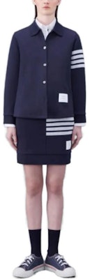 (W) Thom Browne FW23 Pre-Fall Blazer Single-Breasted Bergaris. FJT274A-07545-415 Lookbook (W) Thom Browne FW23 Pre-Fall Blazer Single-Breasted Bergaris. FJT274A-07545-415