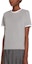 Sizing (W) 톰브라운 그레이 크루넥 티셔츠 화이트 트림 FJS075A-00042-055