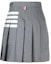 Lookbook (W) 汤姆布朗经典四条纹设计灰色褶皱迷你裙 FGC402V-06146-035