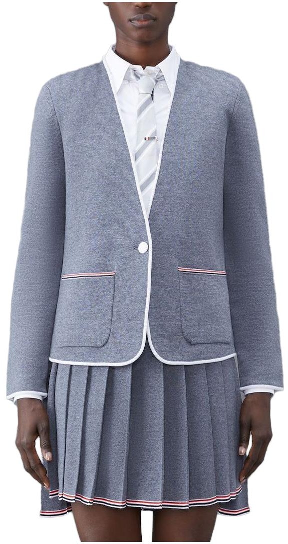 women-thom-browne-grey-solid-v-neck-long-sleeve-jacket-fkj-083-a-y1002-035