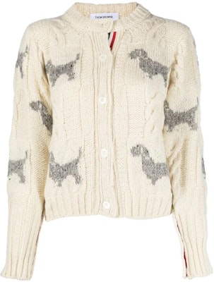 (W) 톰브라운 헥터 체크 크루넥 가디건 스웨터 여성용 화이트 FKC542A-Y1506-100 Buy (W) 톰브라운 헥터 체크 크루넥 가디건 스웨터 여성용 화이트 FKC542A-Y1506-100