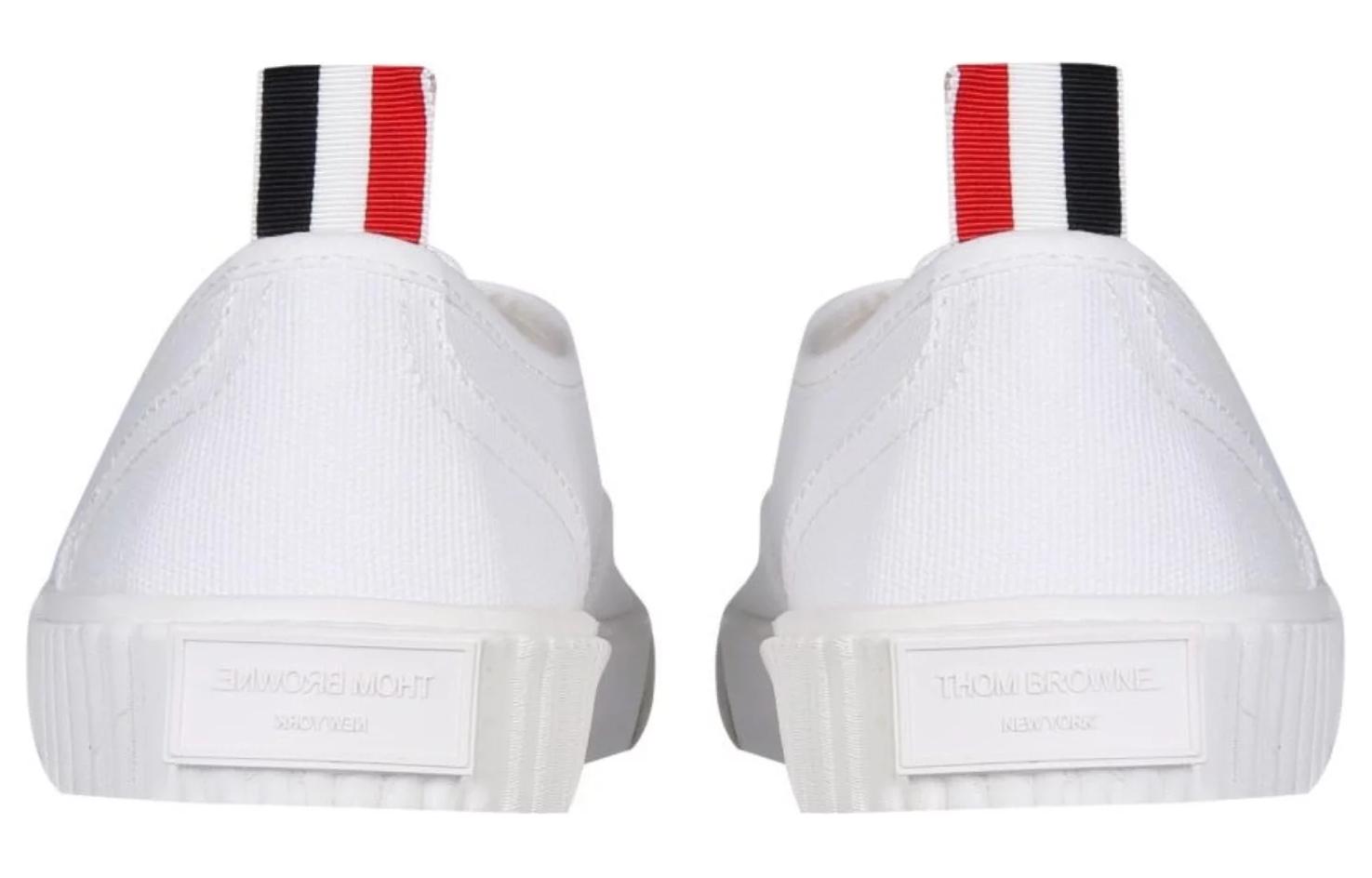 Shop (W) Thom Browne Heritage 'Kanvas Fesyen Putih' FFD063A01588100