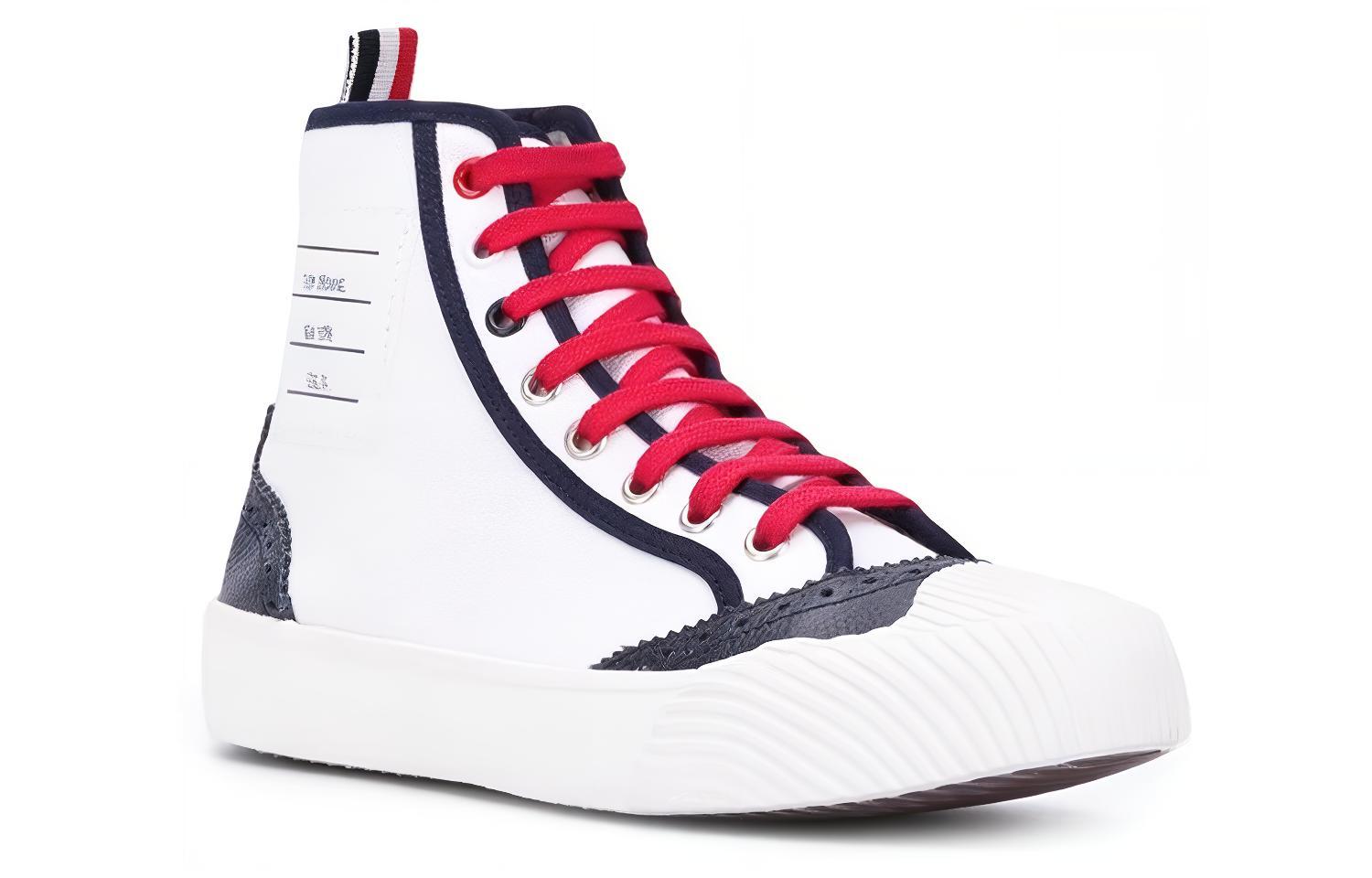 (W) Thom Browne High-Top 'White Floral Patch' 圖 2