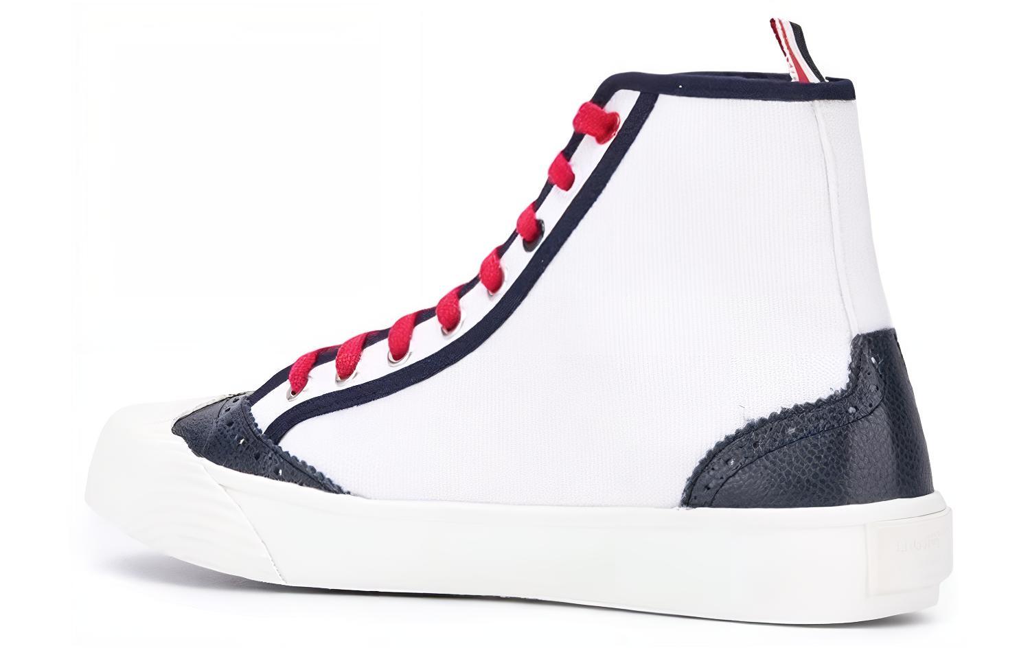 (W) Thom Browne High-Top 'White Floral Patch' 圖 3